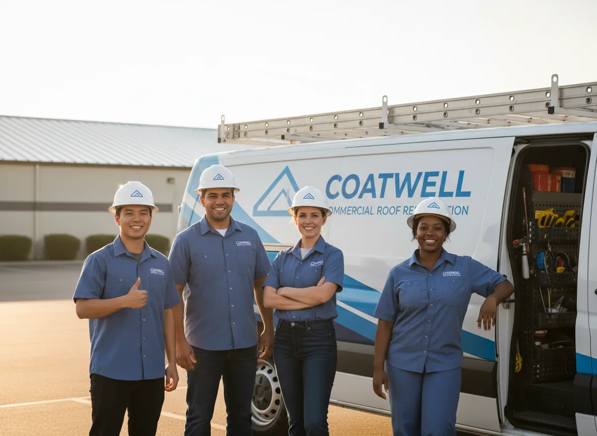 Commercial roof coating company in North Collins, NY